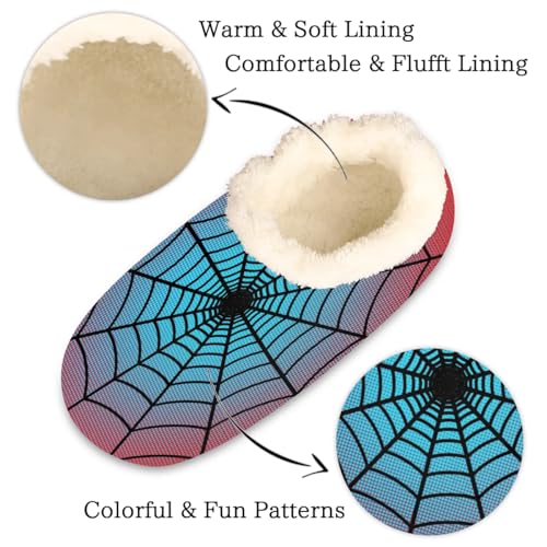 Home Slippers Women Men, Fluffy Slippers, Warm Fleece Lined Shoes Cozy Plush Non-Slip House Slippers for Indoor and Outdoor2