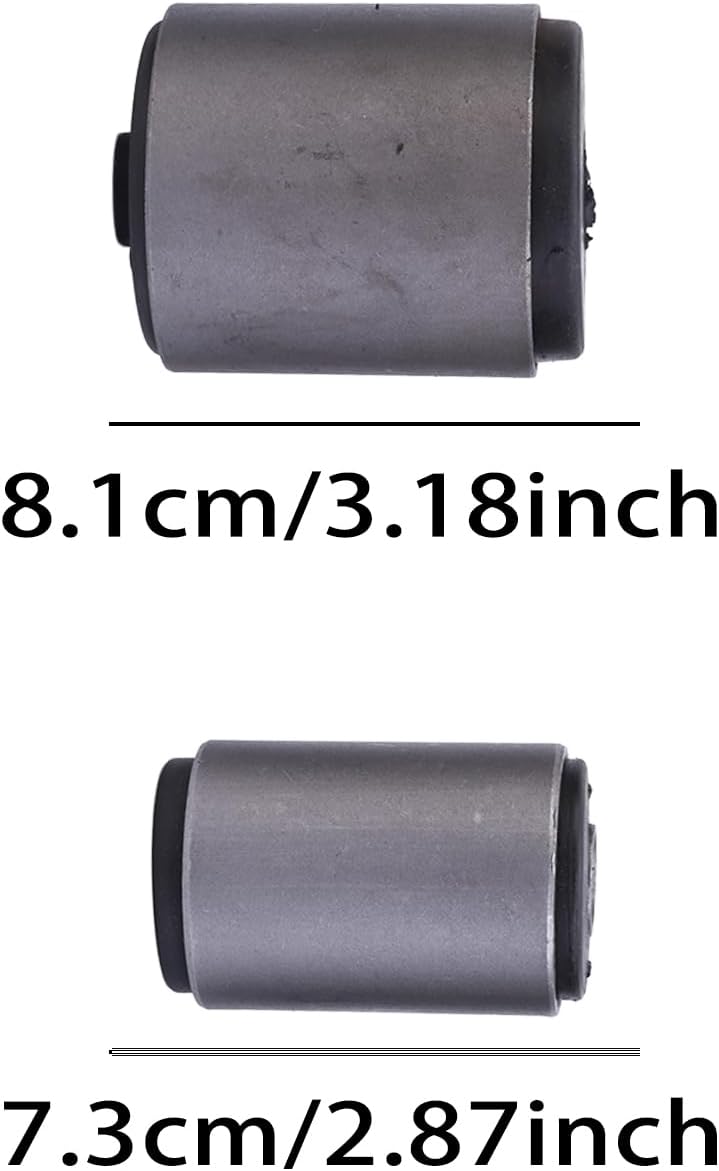 4pcs Leaf Spring Bushings Front Rear Left/Right for Jeep Cherokee XJ 1984-2001, Leaf Spring Bushing Kit Replaces 52000503 52000504