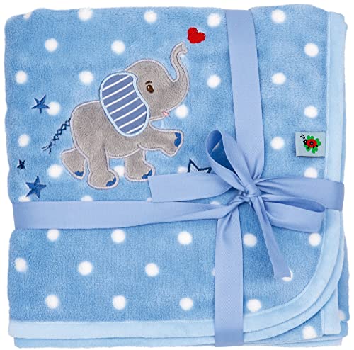 Die Spiegelburg Kuscheldecke, hellblau - BabyGlück (ca. 75x100 cm)
