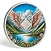 NA Sobriety Coin - NA Medallions with Wings and Scenic Sobriety Chips NA Coins - Ideal Narcotics Anonymous Gifts for Men ＆ Women Celebrating Recovery and Living Clean (9 Year)