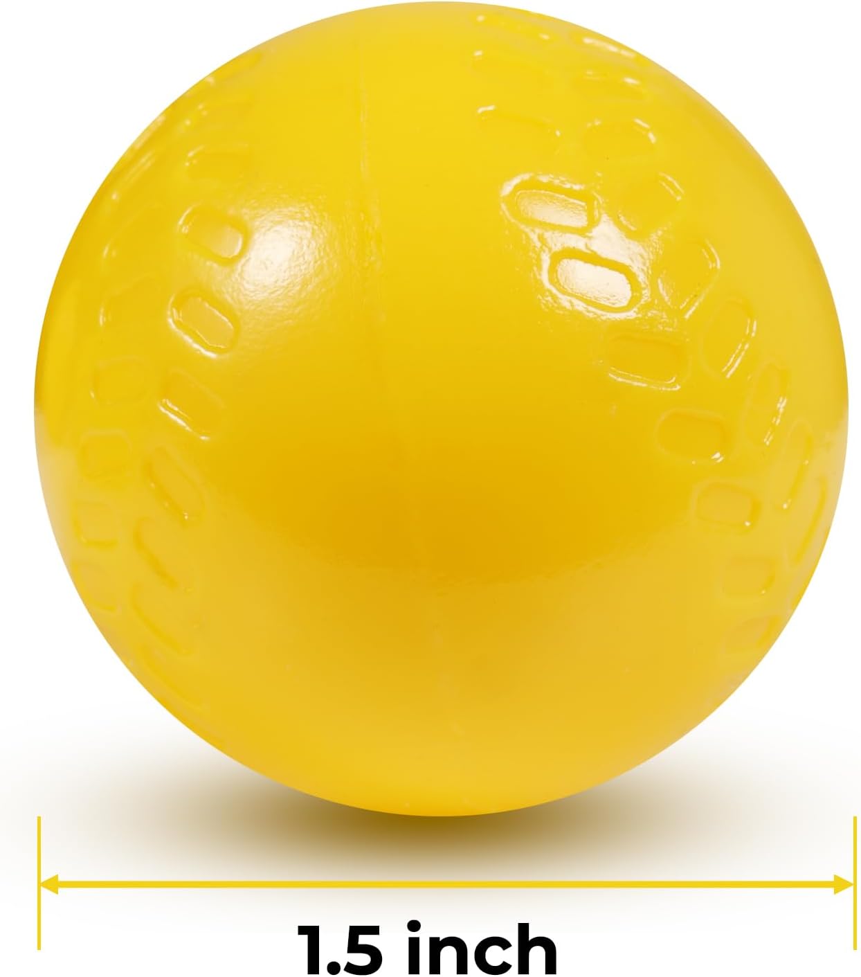 Furlihong Ping Pong Size Training Balls for 692BH Baseball Pitching Machine, 60 PCS/Pack