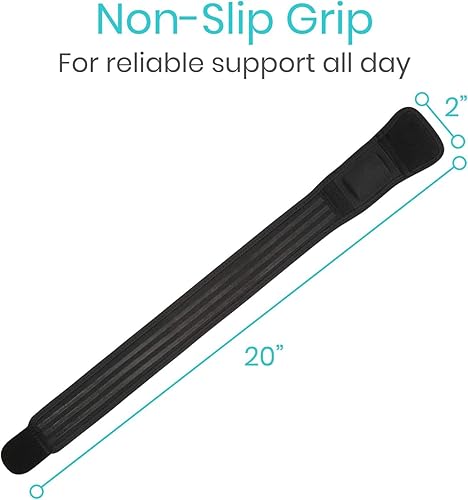 Miniatura 6 de Vive Correa de banda IT  Banda de compresión Iliotibial  Fuera del dolor de rodilla, cadera, muslo y síndrome ITB  Soporte de neopreno para correr y