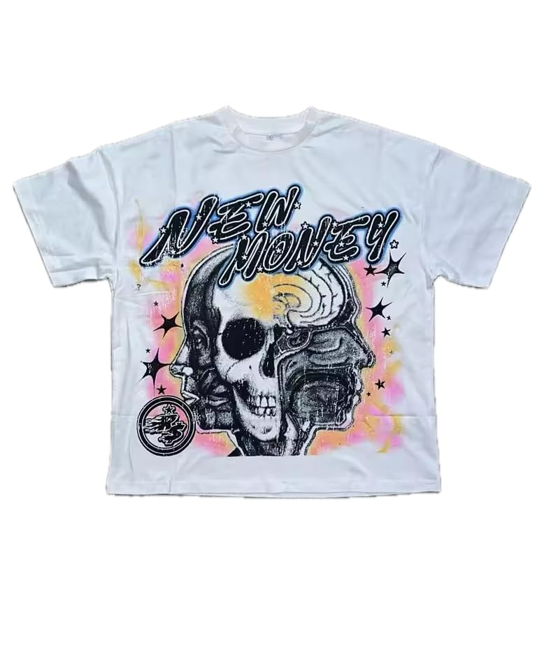 T-shirt New Money confortable anti-déformation pour un usage quotidien