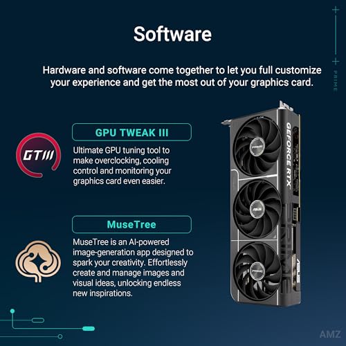 Image of ASUS Prime GeForce RTX 5060 Ti 16GB GDDR7 OC Edition Graphics Card (PCIe 5.0, 16GB GDDR7, HDMI /DP 2.1, 2.5-Slot, Axial-tech Fans, Dual BIOS)