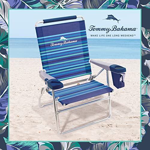Tommy Bahama Set of 2 Highboy 4 Position Beach Chairs 15 Inch Seat