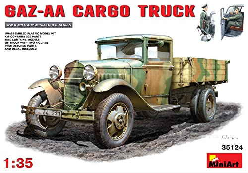 Maquette GAZ-AA Camion 1:35 Mini Art 35124 pour perfectionner vos techniques de collage