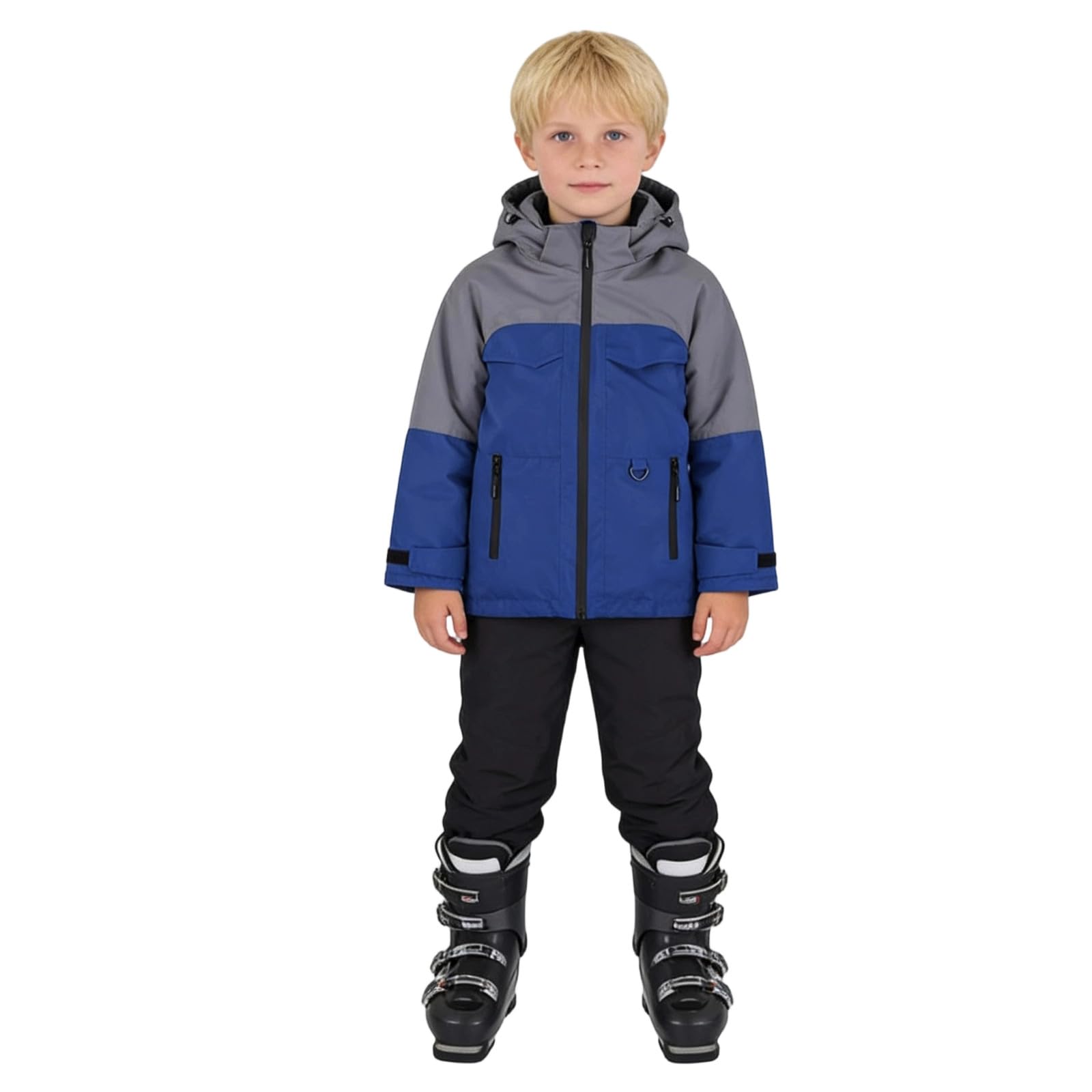 Kinder Junge Outfit Set 2026 Stylischer Kinder-Overall Mit Kapuze Für Alle Jahreszeiten, Warmer, Winddichter Für Jungen Baumwolle Sportanzug T-Shirt Tee Shirts