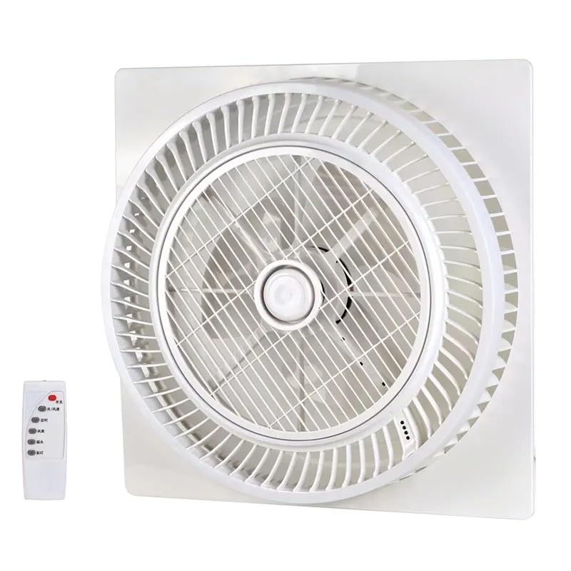 Divinext ABS plastic commercial home office False Drop Ceiling Fan With light And Remote Control |White Color |62 x 62.8 x 18.5 Cm