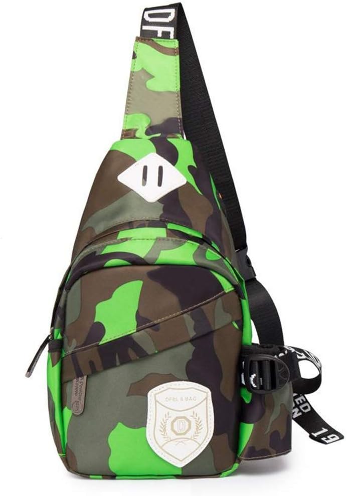 [Honesty Mouth] おしゃれ キッズ 子供用 迷彩柄 ワンショルダーバッグ ボディバッグ 斜めがけ リュック バック ぶた鼻 男の子 女の子
