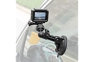 Upgraded GoPro Suction Cup Mount: Secure Your Cameras and Phones On the Road