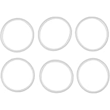 Niceminiwall Silicone Lid Seal Ring Gasket Replacement Compatible with For Gatorade GX Squeeze Hydration Bottles, White Matte Leakproof Sealing Rings, Dishwasher Safe, Pack of0
