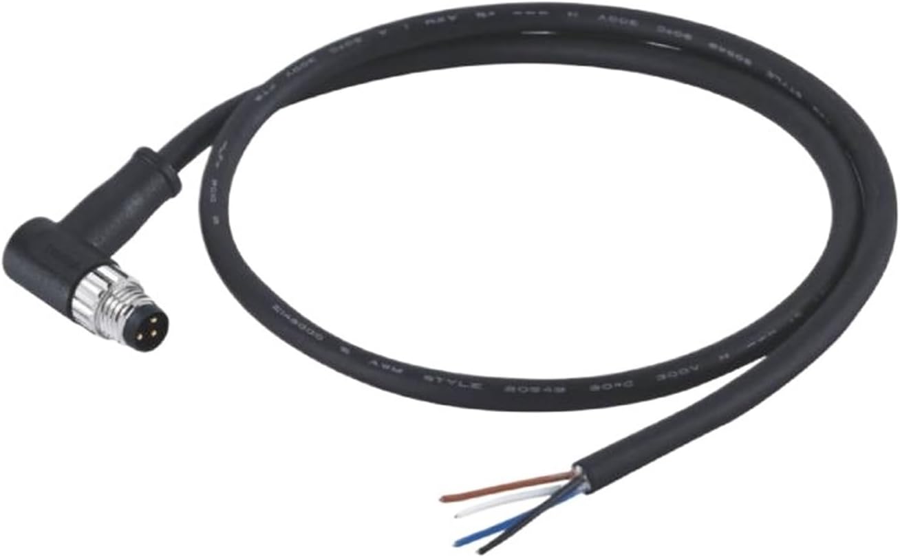 M8 A-type male elbow molded pre-cast cable tail scattered wire waterproof grade IP67(M8 male elbow 4 core)