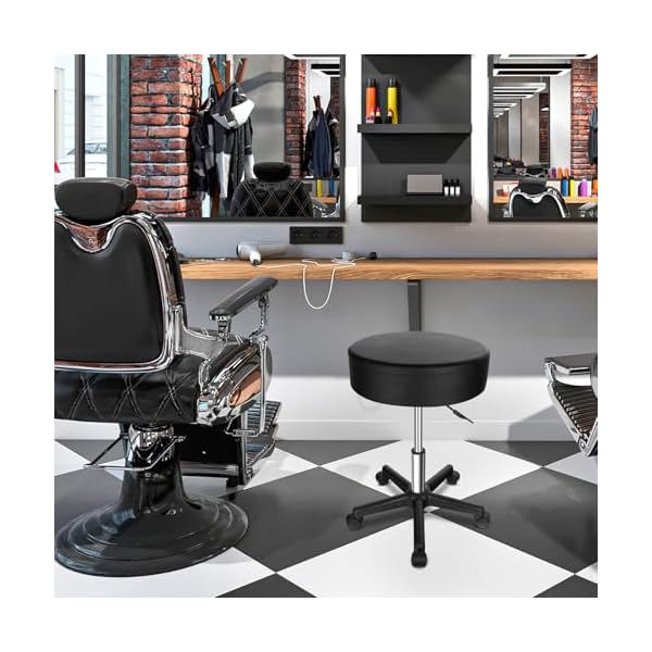 Rolling-Stool-with-Wheels-400lbs-Weight-Capacity-Larger-Cushion-Heavy-Duty-Adjustable-Stool-Chair-for-Tatoo-Massage-Office-Salon-Spa-Lab-Drafting-Nail-Teach-360-Swivel-Thicker-Cushion-Rolling-Stool Rolling-Stool-with-Wheels-400lbs-Weight-Capacity-Larger-Cushion-Heavy-Duty-Adjustable-Stool-Chair-for-Tatoo-Massage-Office-Salon-Spa-Lab-Drafting-Nail-Teach-360-Swivel-Thicker-Cushion-Rolling-Stool