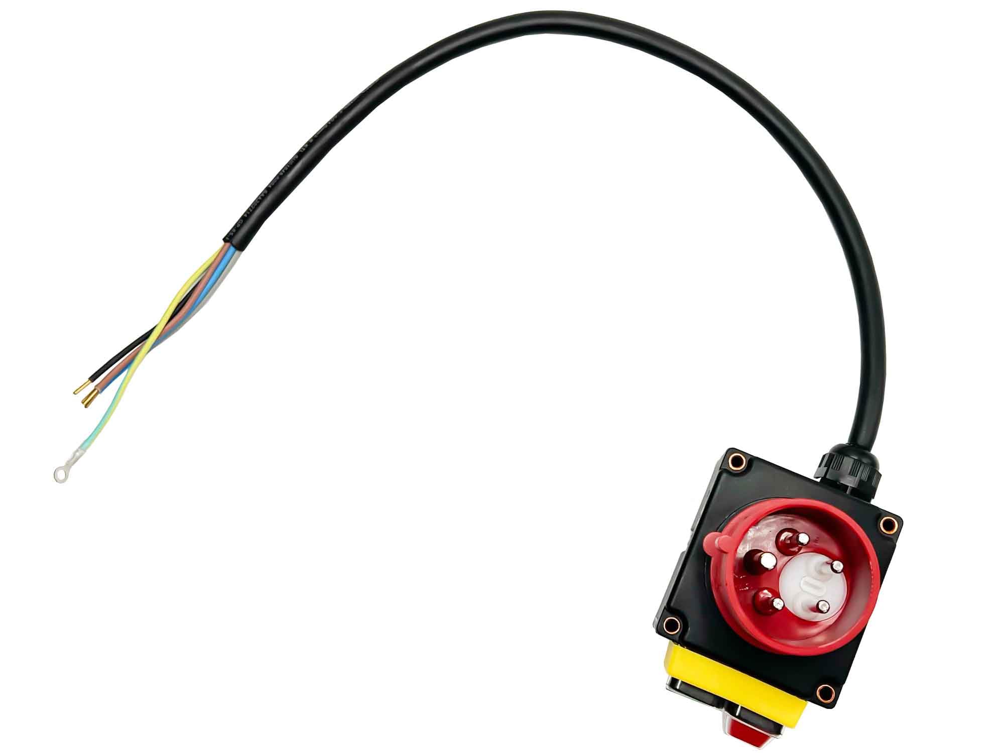 SECURA Schalter Stecker mit CEE-Stecker 400V kompatibel mit Holzspalter