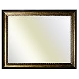 Avec Mitra Baroque argent cadre décoré finement 246 ARG, miroir, 40x50 cm