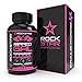 Ripped Gal - Pre-Workout Pills by Rockstar, Premium Muscle Building Nitric Oxide Booster with L-Arginine, Rhodiola, Maca, and Muira Puama - 60 Veggie Caps