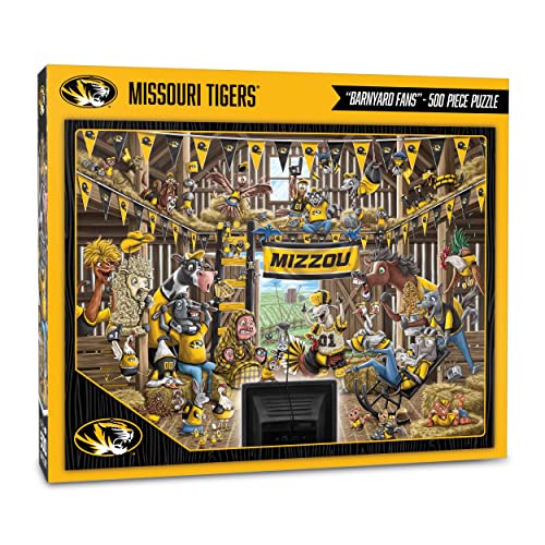 YouTheFan NCAA Missouri Tigers Barnyard Fans 500pc Puzzle
