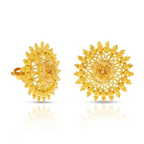 22KT (916) Yellow Gold Earring for Women-GERNGD21065397