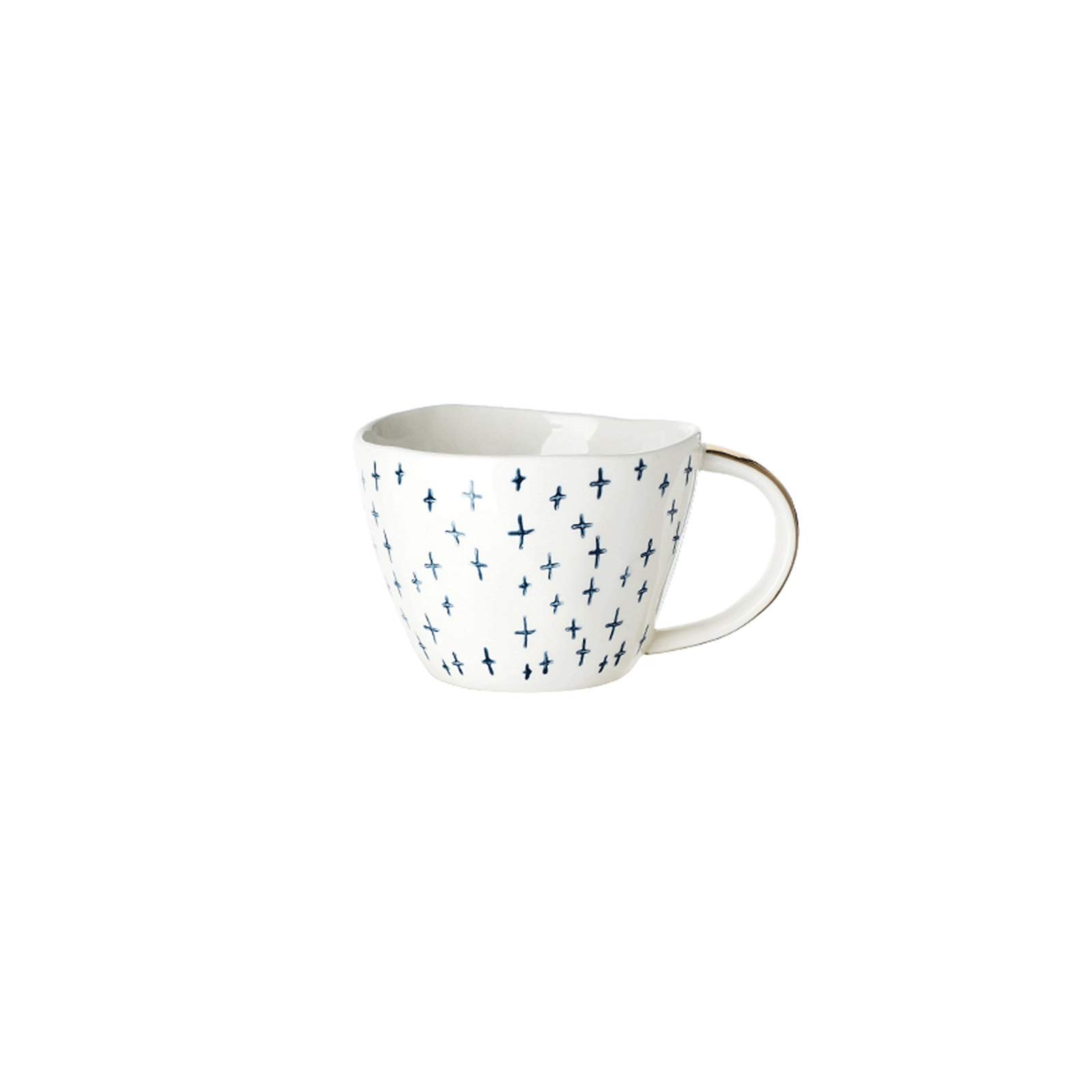 Kaffeetasse, Retro-Keramik-Teetasse, Phnom Penh, unregelmäßiges Frühstück, Haferflocken, Becherboden, glatter Hochtemperatur-Trinkbecher (D)