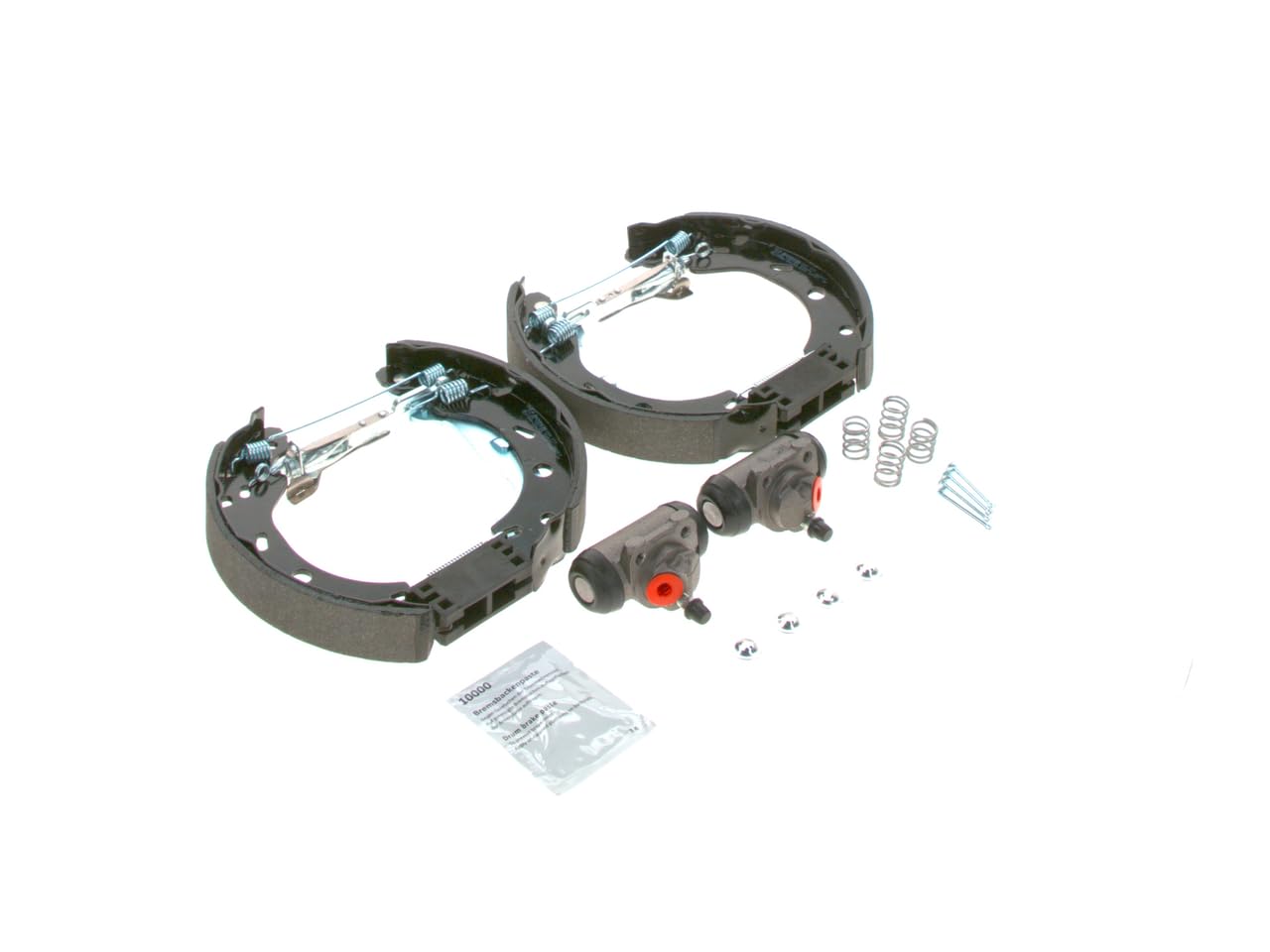 Bosch KS649 Kit Super Pro Kit de freno trasero de tambor 1 juego completo premontado