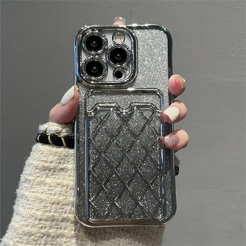 Protection antichoc iPhone 15 avec porte-carte intégré et silicone souple anti-jaunissement