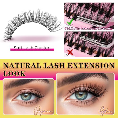 70% Off 320PCS Lash Clusters Kit - DIY Natural Lashes - Image 5