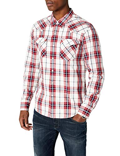 Levi's Barstow Western Camisa, Wildcat Crimson, S para Hombre
