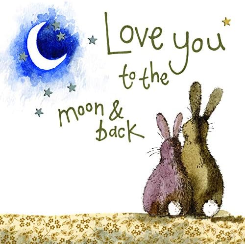 Alex Clark Love You to The Moon Greeting Card