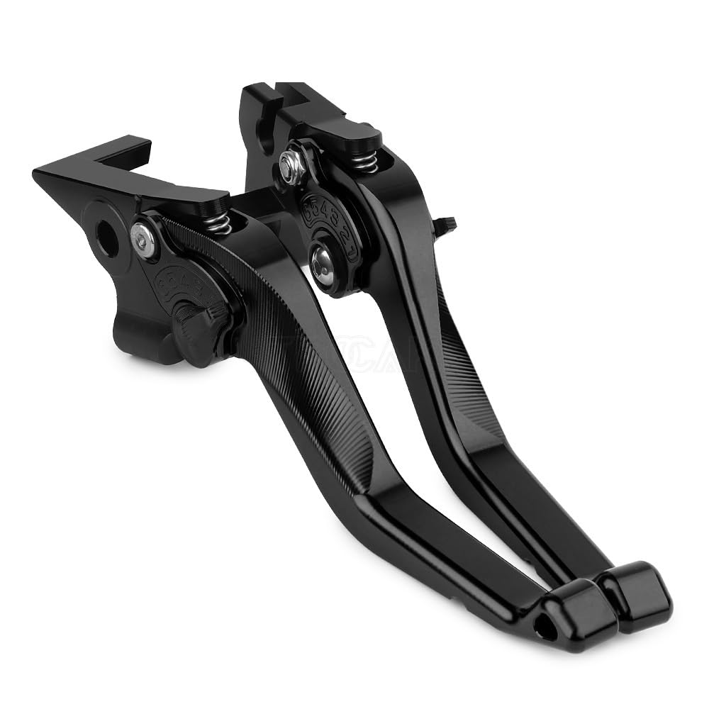 Zhannuobhd Black Brake Clutch Lever For Cb500x For Cb500f For Msx125 For Grom For Cbr500r For Cbr300r For Cbr250r For Cmx 250 For Rebel Motorcycle Short Brake Clutch Lever(Black)