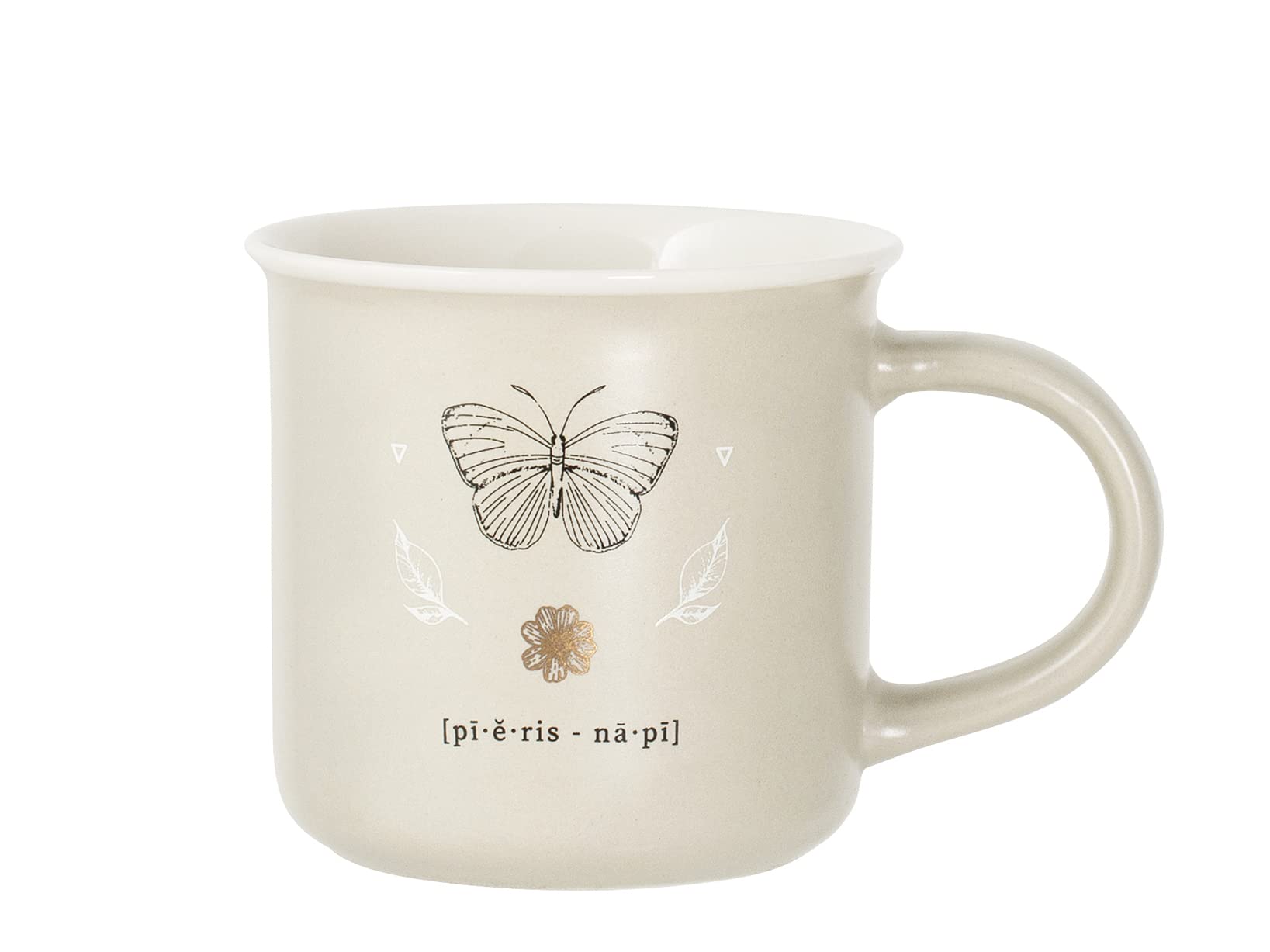 H&H Botanicum Lot de 6 tasses t en porcelaine neuve, 220 cc