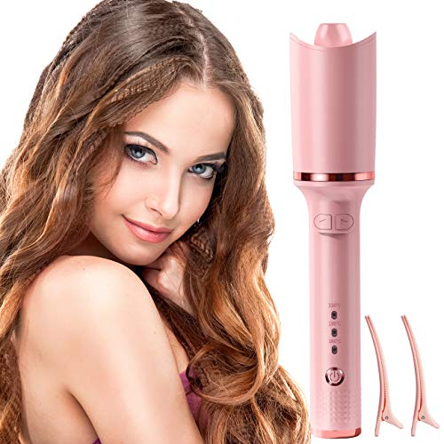 HETIANMEI Automatic Curling Iron,Auto Hair Curler for Long Hair,1 Hair Curlers Wand with Dual Voltage,Anti- Hot and Anti- Stuck Hair Ceramic Ionic Bar Fast Heating with Auto Off Function HETIANMEI Automatic Curling Iron,Auto Hair Curler for Long Hair,1" Hair Curlers Wand with Dual Voltage,Anti- Hot and Anti- Stuck Hair Ceramic Ionic Bar Fast Heating with Auto Off Function
