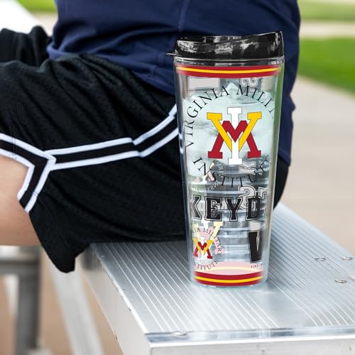 Image of Rico Industries NCAA College Double Wall Mayhem 16oz Or 20oz Tritan Tumbler W Lid