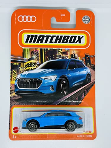 Matchbox Audi E-TRON Azul 1:64 2022 miniatura 1