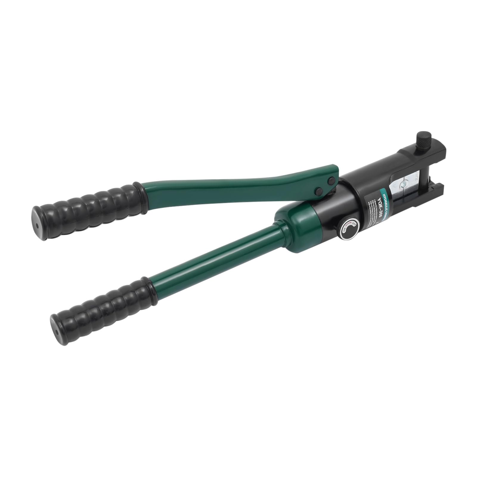 YQK-300 Pince à sertir hydraulique manuelle 120 KN 16-300 mm², rotative à 360° avec 11 matrices pour cosses de câble en cuivre et aluminium, tuyaux PEX, électriques, ateliers, installateurs