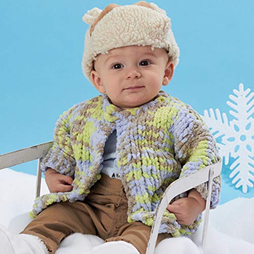 Image of Bernat Baby Blanket Yarn, 3.5 oz, Gauge 6 Super Bulky, Little Boy Dove (Pack of 2)