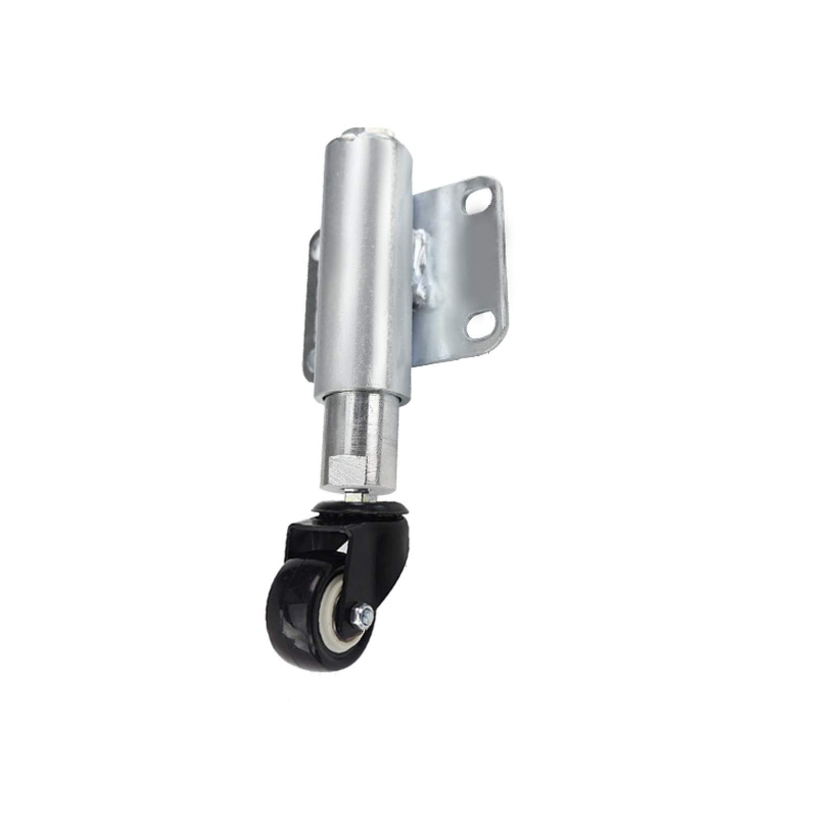 GBRJUYF Heavy Duty Spring Loaded Swivel Caster Wheels, 30mm for Furniture & Gate Trolley, 50kg Load Capacity, Durable Braked Castors for Easy Mobility & Stability