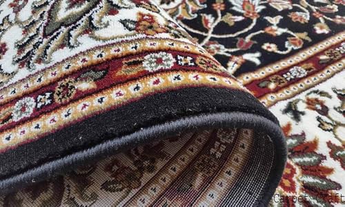 Image of Beautiful Home Decor 4x6 Feet Kashmiri Design Soft Thick Silk Carpet for Living Room (Blue, 120 x 180 Cm)