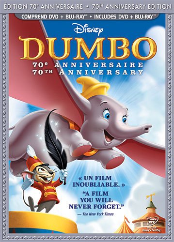 Dumbo: Edition 70e Anniversaire / Dumbo: 70th Anniversary Edition (Bilingual) [Blu-ray + DVD] [Blu-ray]