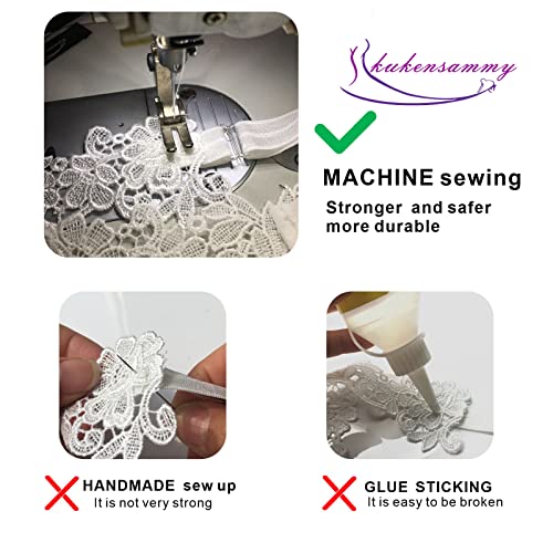 Kukensammy Garters For Bride Women Ivory Lace Plus Size Adjustable 16-28Inch Bridal Accessories White Leg Ribbon Thigh For Wedding Evening Party #TOP5