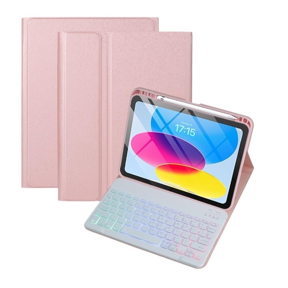 Housse iPad 11e génération marbre pour éviter les rayures avec clavier complet