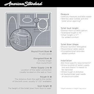 Cadet Pro Elongated Two-Piece Toilet with EverClean Surface, PowerWash Rim and Chair Height Bowl - 10" Rough In