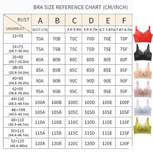 Soutien-gorge Rovibi CurveGlow rouge bonnet B pour femme âgée