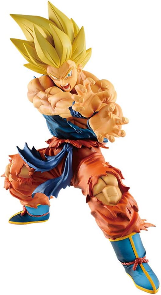 Dragon Ball Legends 10154_38844 Collab Kamehameha Super Saiyan Son Goku Figure, Brown