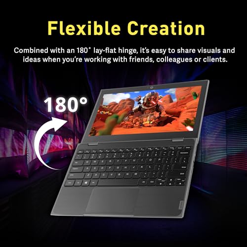 Image of Lenovo Chromebook 100e (2nd Gen) 11.6 inch HD Laptop, MediaTek MT8173C, 4GB LPDDR3, 32GB eMMC, Integrated PowerVR GX6250, 720P HD Webcam, WiFi 5, Chrome OS, Black (Renewed)