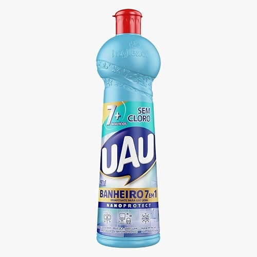 UAU Desinfetante Para Banheiros 7Em1 Squeeze 500ml UAU Desinfetante Para Banheiros 7Em1 Squeeze 500ml