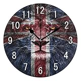 Perfekte Uhr zum Aufhängen im Innen- oder Außenbereich, Esszimmer, Wohnzimmer, Schlafzimmer.