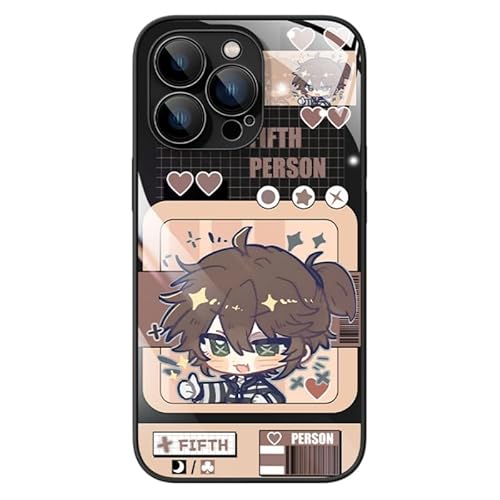 IdentityV ��ܐl�i �b���i���[�u�E�T�x�_�[ iPhone16/17�p�� �X�}�z�P�[�X iPhone15promax iPhone13 iPhone14 iPhoneSE��3���� �g�уJ�o�[ �����K���X �S�ʕی� �l�C �N���ȃv�����g �a����