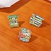 5pcs Letter Series Badges Enamel Lapel Pins - Enjoy the Little Things Funny Slogan Enamel Pins for Clothing, Bags, Jackets & Accessories #4