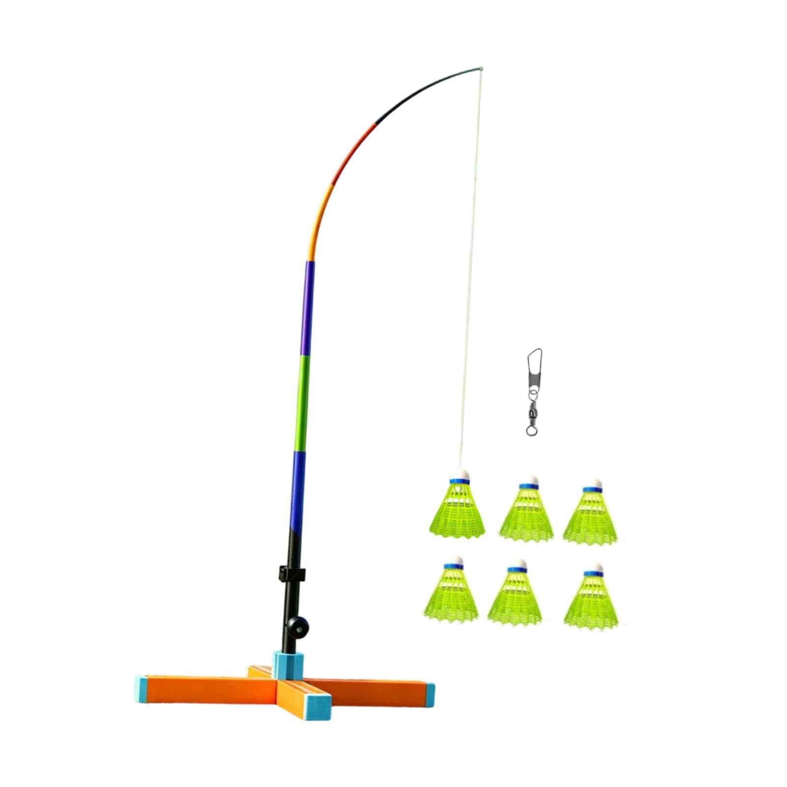 Equipo de Entrenamiento de Bádminton con Características Ajustables Y Cuerda Resistente, Adecuado para Niños, Principiantes Y Entrenamiento Personal.