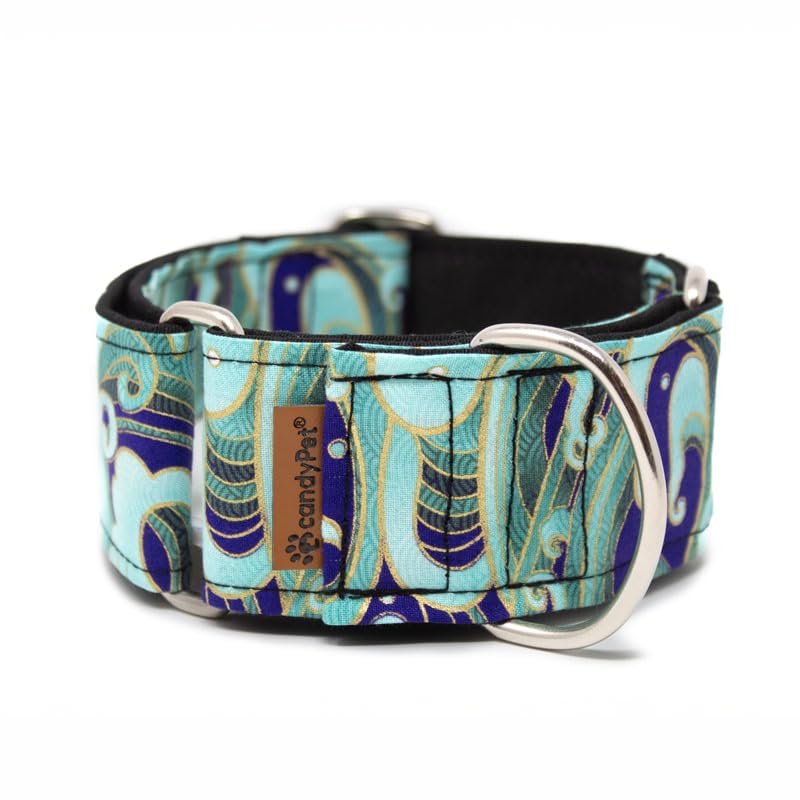 Collier Martingale pour Chien Anti-Fuite Hokusai Taille M Sécurisé